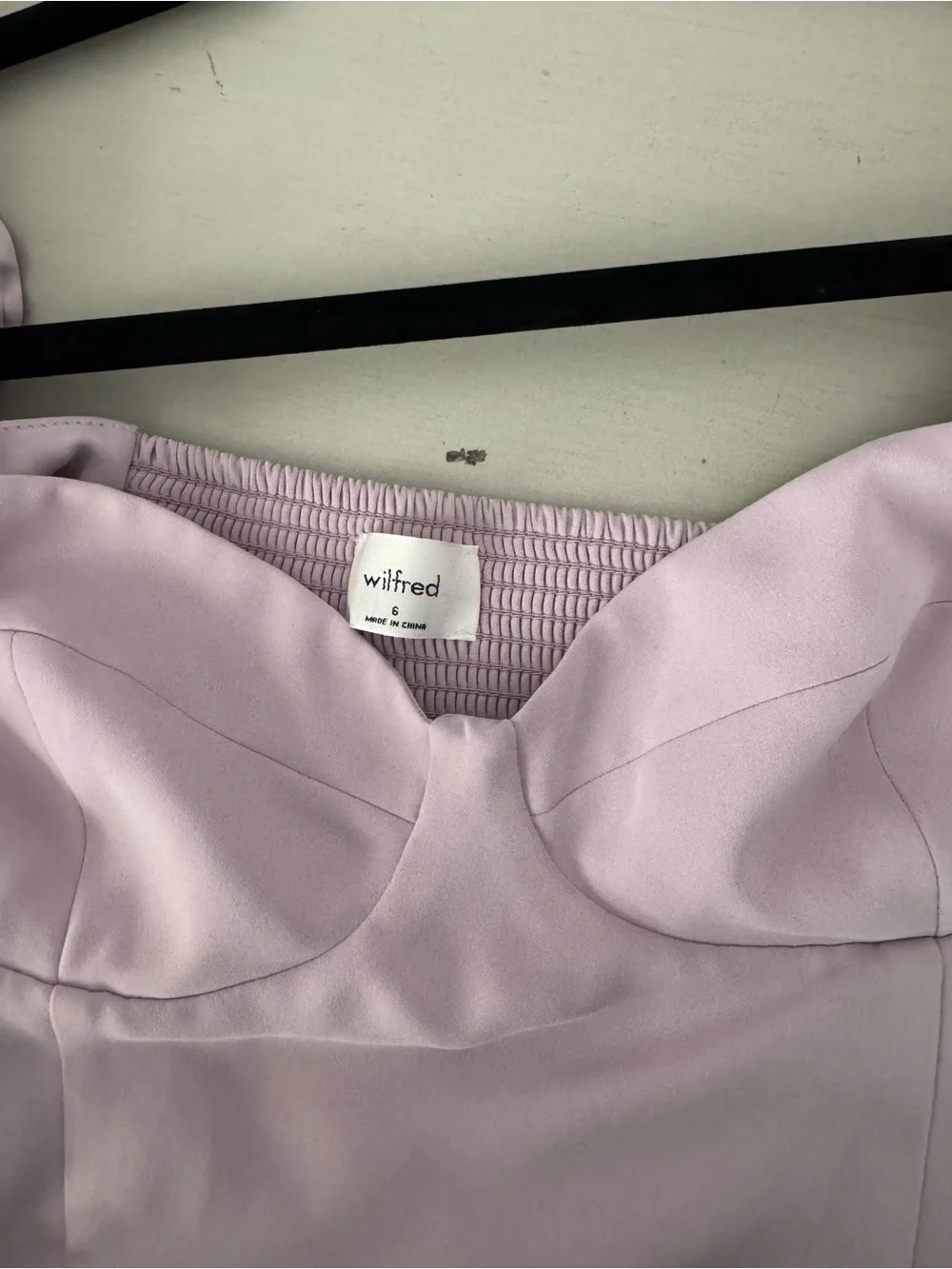 Aritzia Wilfred Novella Dress, featuring a sweetheart bustier neckline